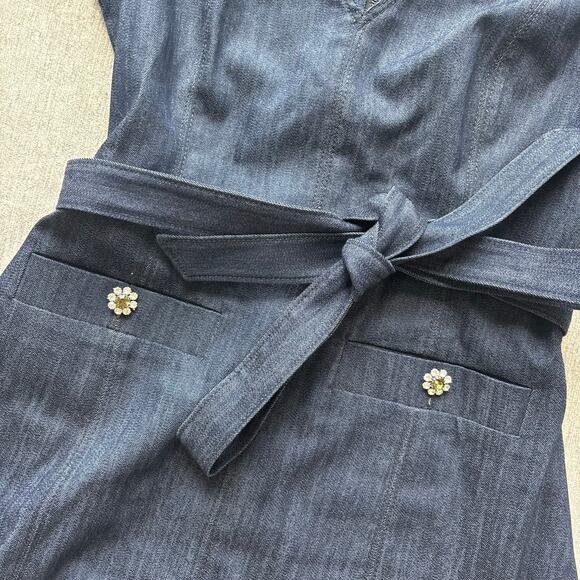 Cinq a Sept Denim Midi Dress - Picture 2 of 4
